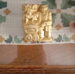 Gypsum decorative Lantern player with monkey new