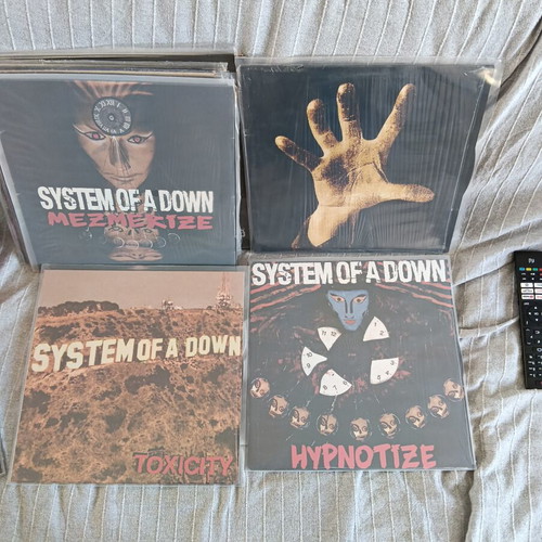 System of a Down vinyl records like new, metal genre