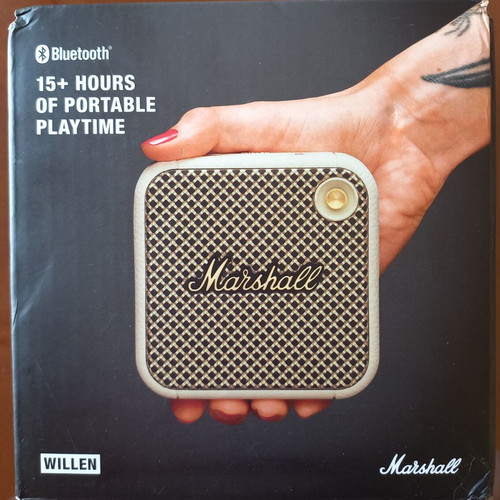 Marshall Willen Bluetooth Speaker 10W new, portable, waterproof, beige