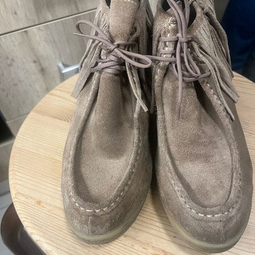 Castor boots like new, beige with fringes, size 39