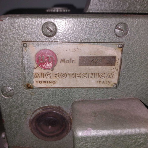 Microtecnica cinema projector used, 1956, Italian
