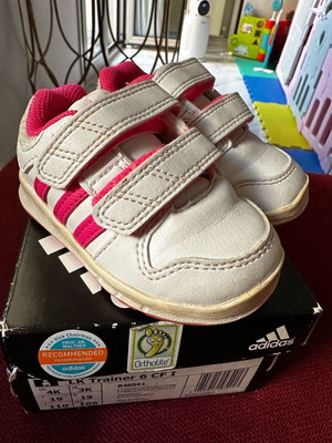 Adidas First Steps μεταχειρισμένα παπούτσια μωρού Νο 19 με Ortholite
