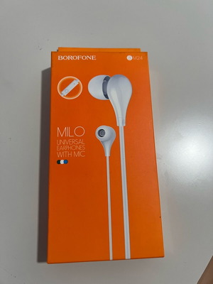 Borofone M24 Milo wired earphones with microphone new
