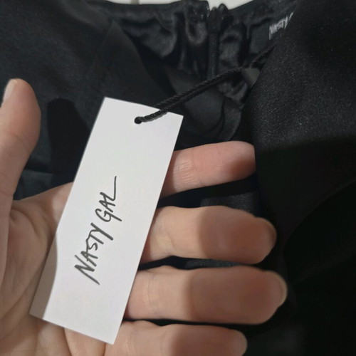Nasty Gal one-piece jumpsuit new, black, size M/38