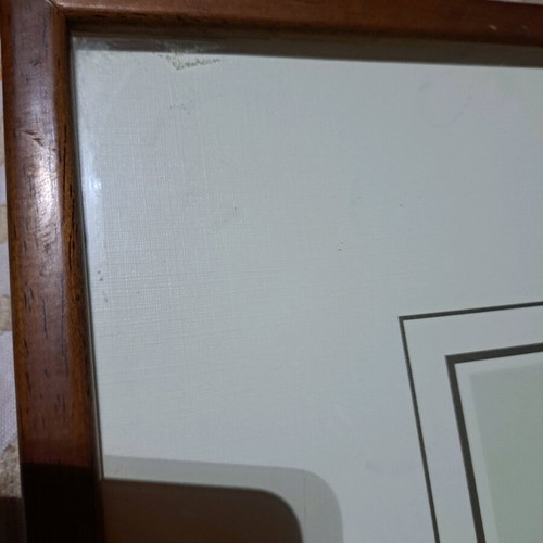 Wooden wall frame used with glass 42x32cm