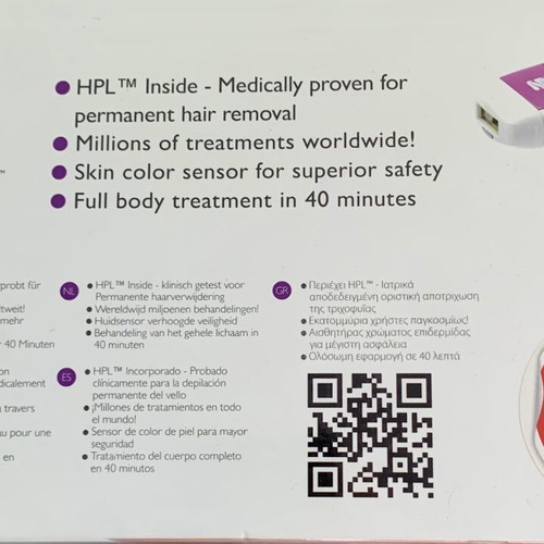 Laser αποτρίχωσης Silk n Flash&Go LU νέο με ανταλλακτικές λάμπες