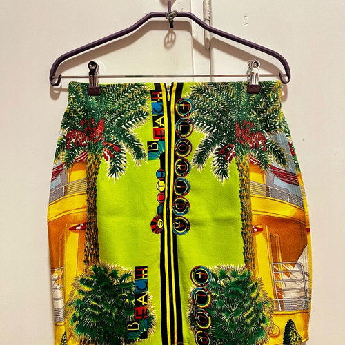Gianni Versace Couture vintage mini skirt like new, multicolor