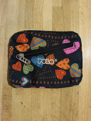 Polo wallet used with zipper