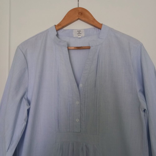 Long dress turquoise 100% cotton new by Drole de copine Paris