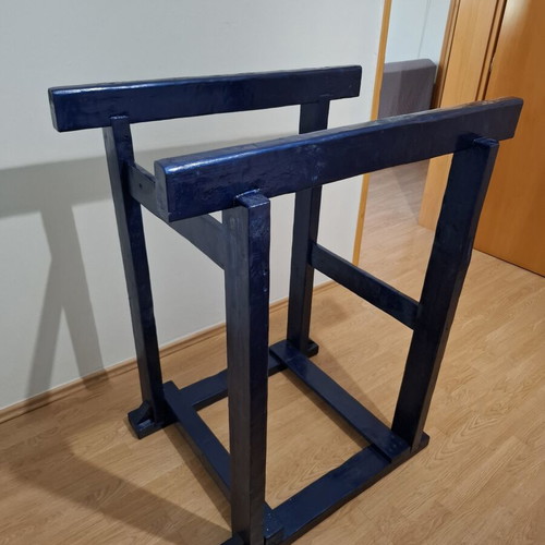 Wooden gym dip bars, oak