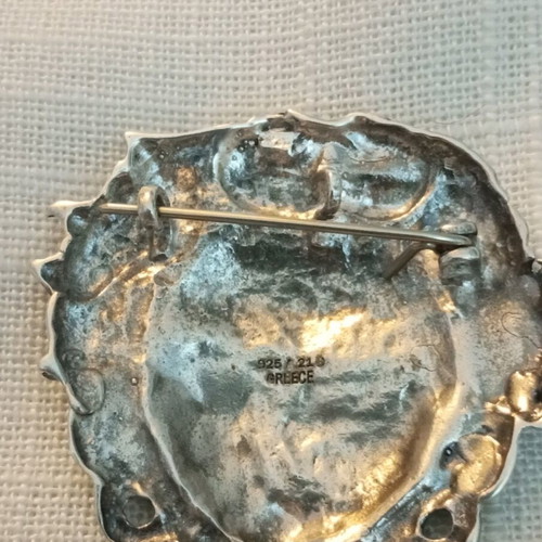Lalaunis A21 925 pendant and silver pin used, vintage
