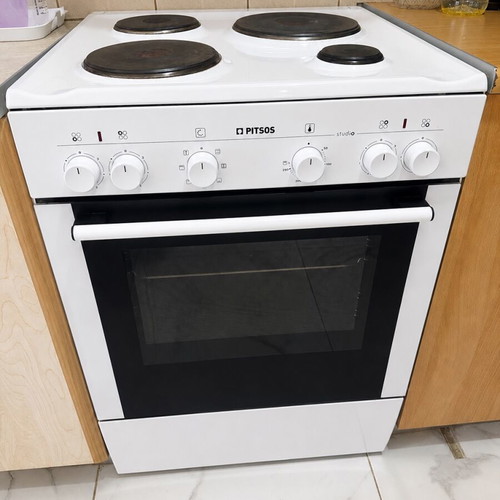 Pitsos white freestanding cooker