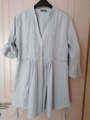 Italian shirt tunic like new, blue, size L