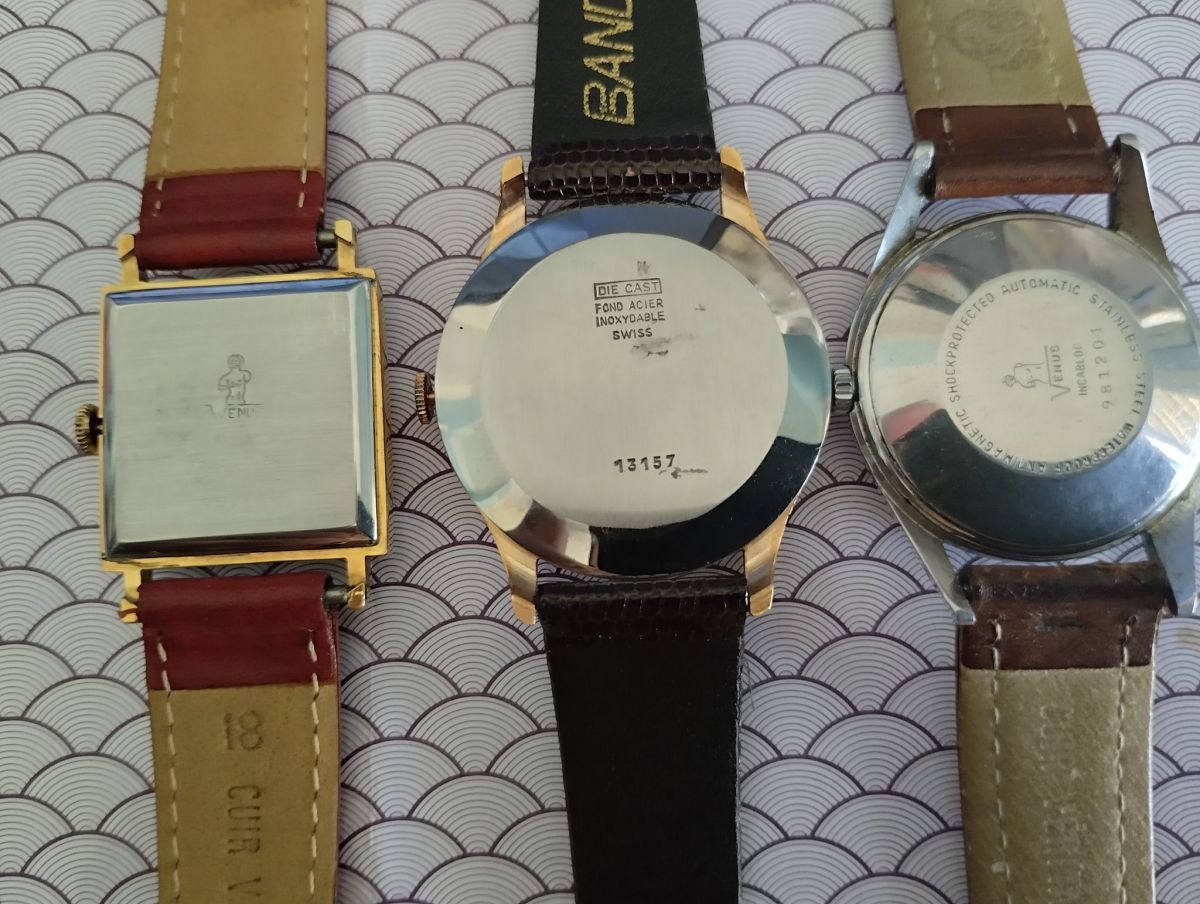 Venus Vintage 3-Piece Watch Set Used… - € 750,00 - Vendora.cy
