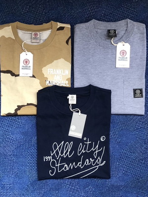Franklin & Marshall T-shirt new men's cotton S and L