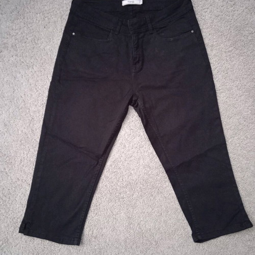 Cropped jeans Fransa like new, size 38, black