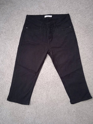 Cropped jeans Fransa like new, size 38, black