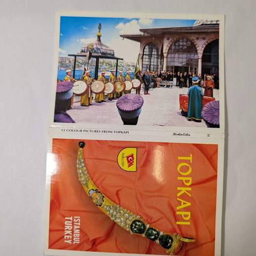 Topkapi postcard collection used, set of 12