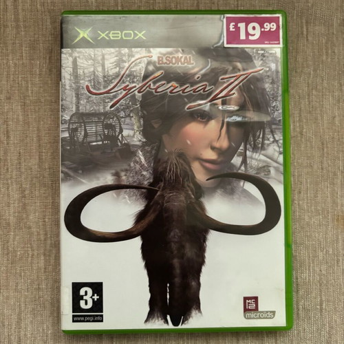 Syberia II Xbox Original English used complete