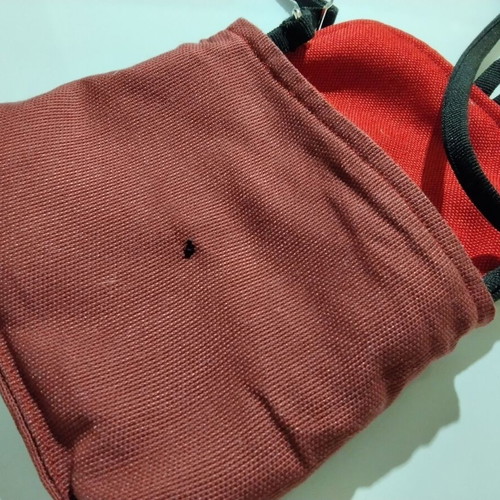 Red Shoulder Bag used, 17x17 cm