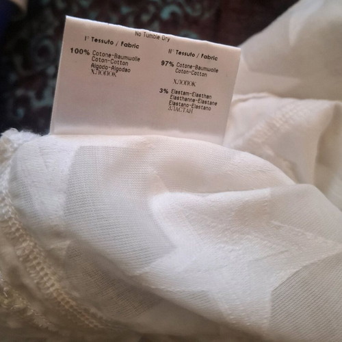 Roccobarocco lace top new, white, size XXL