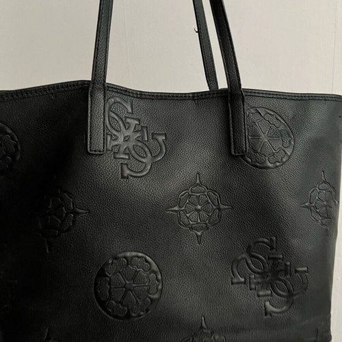 Guess tote bag used, shoulder, black