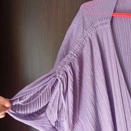 Zara women's dress purple new, kimono style, size L