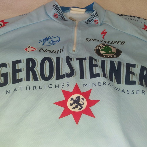 Nalini Gerolsteiner cycling jersey used, size 6, vintage