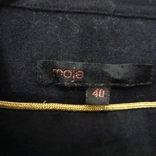 Maje women's coat size M black like new