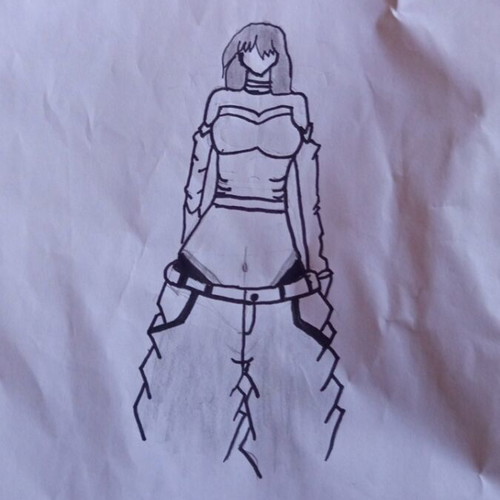 Set of 4 Handmade Sketches: Anime, Streetwear & Skull Art