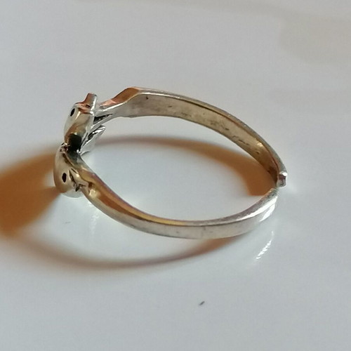 Silver 925 Dolphin Toe Ring new