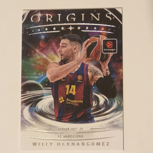 Willy Hernangomez 2025-26 Panini Euroleague Origins basketball card