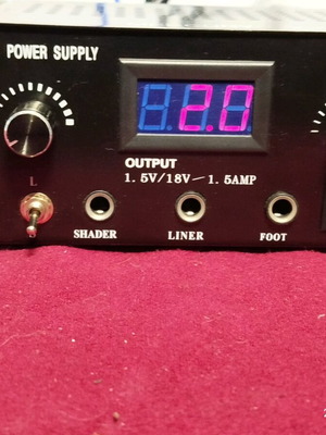 Tattoo machine power supply used