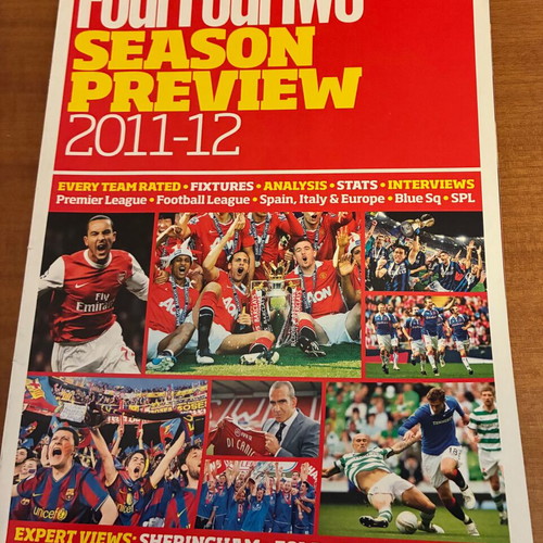 FourFourTwo Season Preview 2011-12 like new magazine English Championships