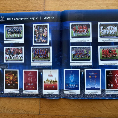 Panini Champions League 2010-2011 sticker album, complete