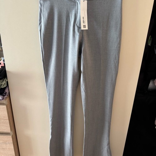 Zara pants new grey with slit at hem