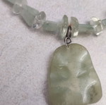 Nephrite Semi-Precious Stone Necklace New