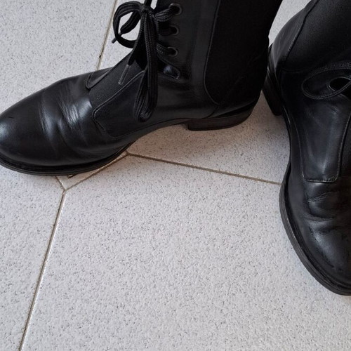 Chaniotakis black ankle boots size 38 like new