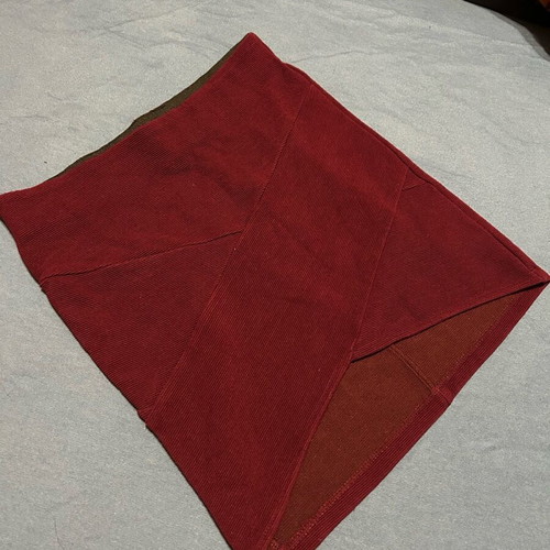 Mini skirt like new, red, size S
