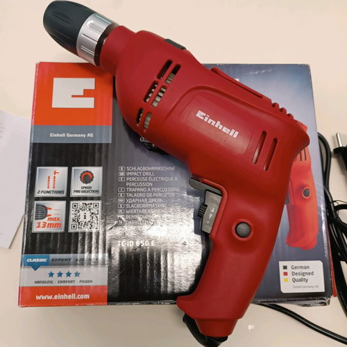 Einhell 650W drill new, hammer screwdriver
