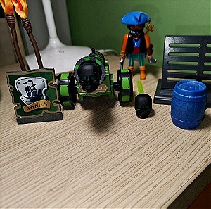 Playmobil πειρατής πράσινο κανόνι