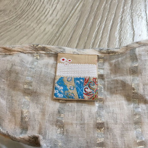 Boho dress tunic with rich embroidery and tassels like new