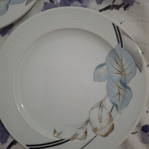 Three small plates used, 1990s