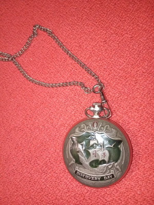 Molnija pocket watch used, Discovery Day Christopher Colombus