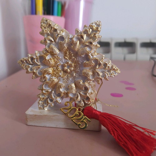 Handmade 2025 star lucky charm gold new