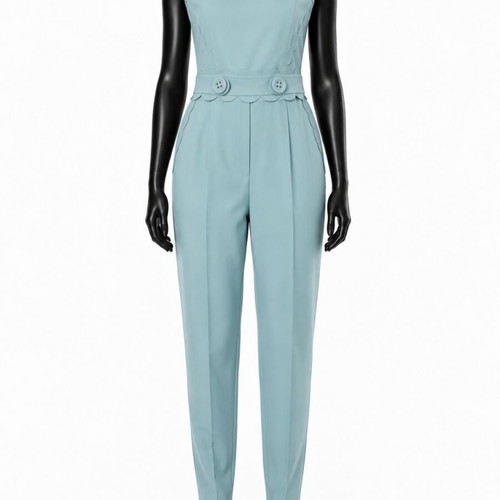 Elie Saab exclusive blue jumpsuit new with tags