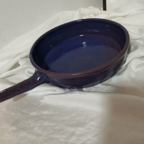 Sifneiko handmade ceramic saganaki new, 23 cm