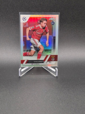 2022 Chrome UEFA Club Competitions Refractor Andreas Schjelderup Rookie RC μεταχειρισμένο