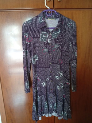 Viscose elastic dress size L like new