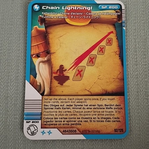 Lego Ninjago Chain Lightning card like new, authentic